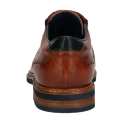 Leder Business Schnürer cognac
