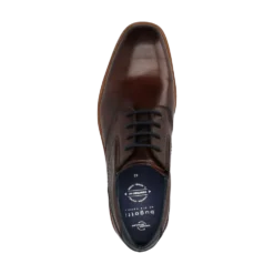 Leder Business Schnürer cognac
