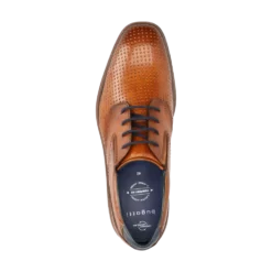 Leder Business Schnürer cognac