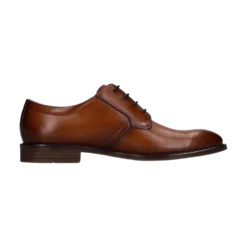 Leder Business Schnürer cognac