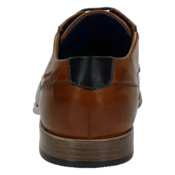 Leder Business Schnürer cognac