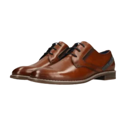 Leder Business Schnürer cognac