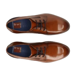 Leder Business Schnürer cognac