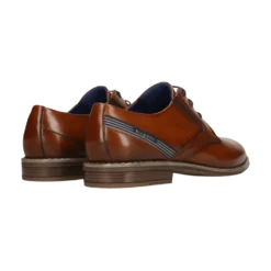 Leder Business Schnürer cognac