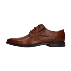 Leder Business Schnürer cognac