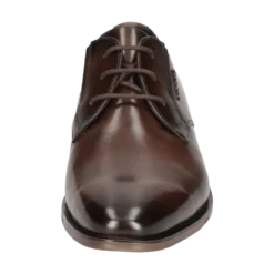 Leder Business Schnürer dunkelbraun