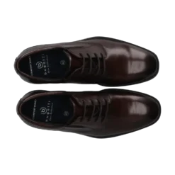 Leder Business Schnürer dunkelbraun