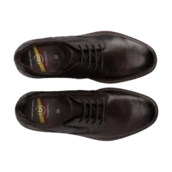 Leder Business Schnürer dunkelbraun