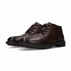 Leder Business Schnürer dunkelbraun