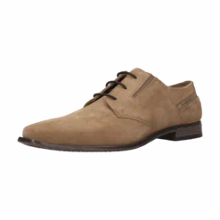 Leder Business Schnürer Sand