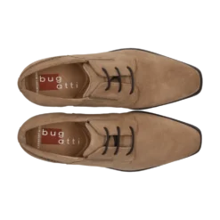 Leder Business Schnürer Sand