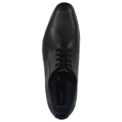 Leder Business Schnürer schwarz