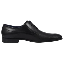 Leder Business Schnürer schwarz