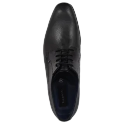 Leder Business Schnürer schwarz