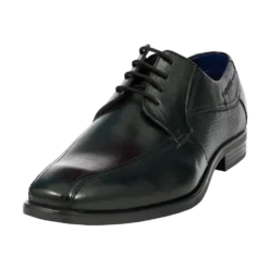 Leder Business Schnürer schwarz