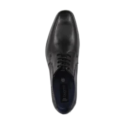 Leder Business Schnürer schwarz