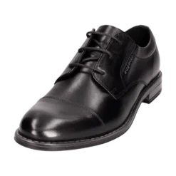 Leder Business Schnürer schwarz