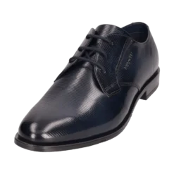 Leder Business Schnürer schwarz