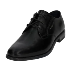 Leder Business Schnürer schwarz