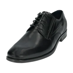 Leder Business Schnürer schwarz