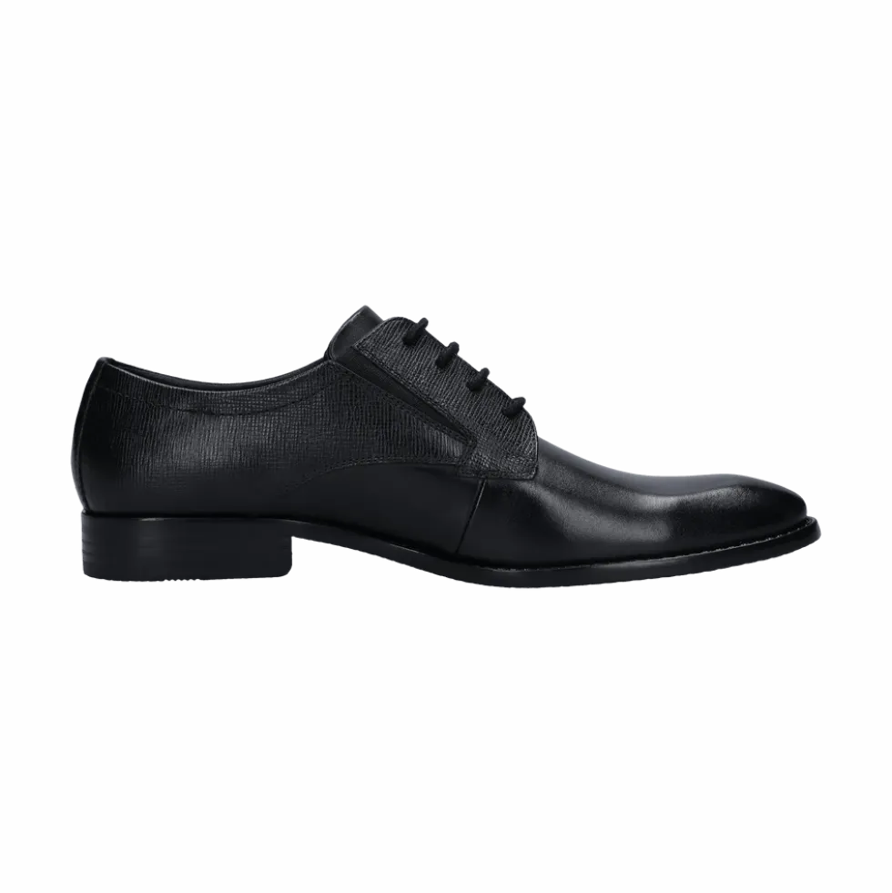 Leder Business Schnürer schwarz