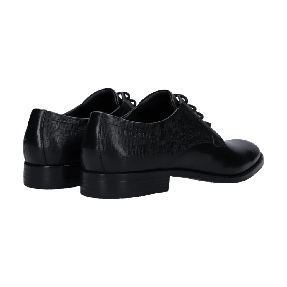Leder Business Schnürer schwarz
