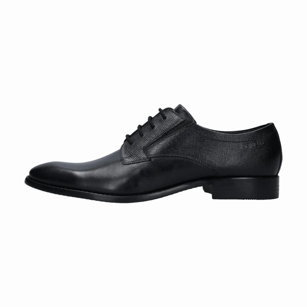 Leder Business Schnürer schwarz