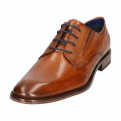 Leder Business Schnürer schwarz