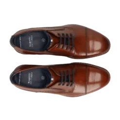 Leder Business Schnürer schwarz