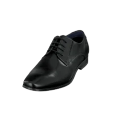 Leder Business Schnürer schwarz