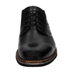Leder Business Schnürer schwarz