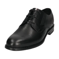 Leder Business Schnürer schwarz