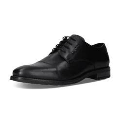 Leder Business Schnürer schwarz