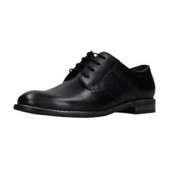 Leder Business Schnürer schwarz