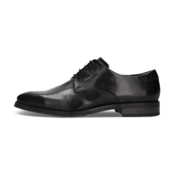 Leder Business Schnürer schwarz