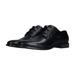 Leder Business Schnürer schwarz