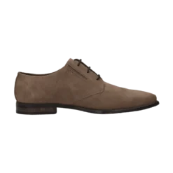 Leder Business Schnürer taupe