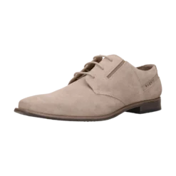 Leder Business Schnürer taupe