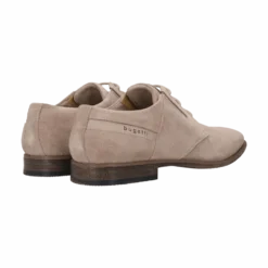 Leder Business Schnürer taupe