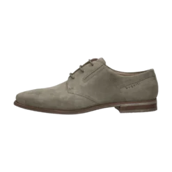 Leder Business Schnürer taupe