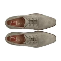 Leder Business Schnürer taupe