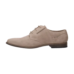 Leder Business Schnürer taupe