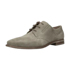 Leder Business Schnürer taupe