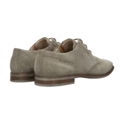 Leder Business Schnürer taupe