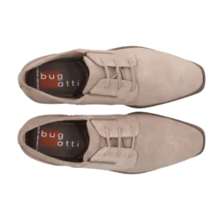 Leder Business Schnürer taupe