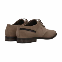 Leder Business Schnürer taupe