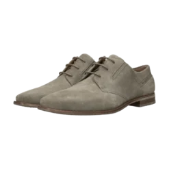 Leder Business Schnürer taupe
