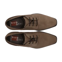 Leder Business Schnürer taupe
