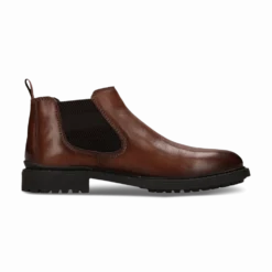 Leder Chelsea cognac