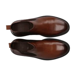 Leder Chelsea cognac